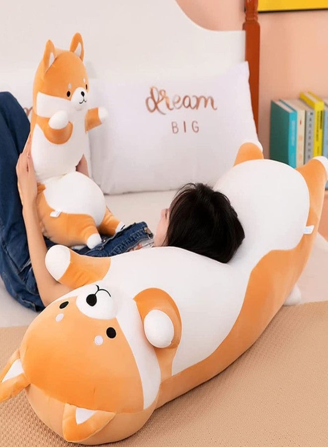 TechMax Solution Shiba Inu Stuffed Animals Plush Pillow Toys, Shiba Inu Dog Plush Pillow Corgi Stuffed Animal Long Dog Plush Body Pillow for Girls and Boys Suitable for Bed Sofa Chair - Image 4